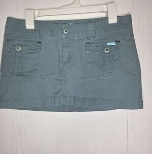 Y2K Billabong Teal Miniskirt Festival Size 7